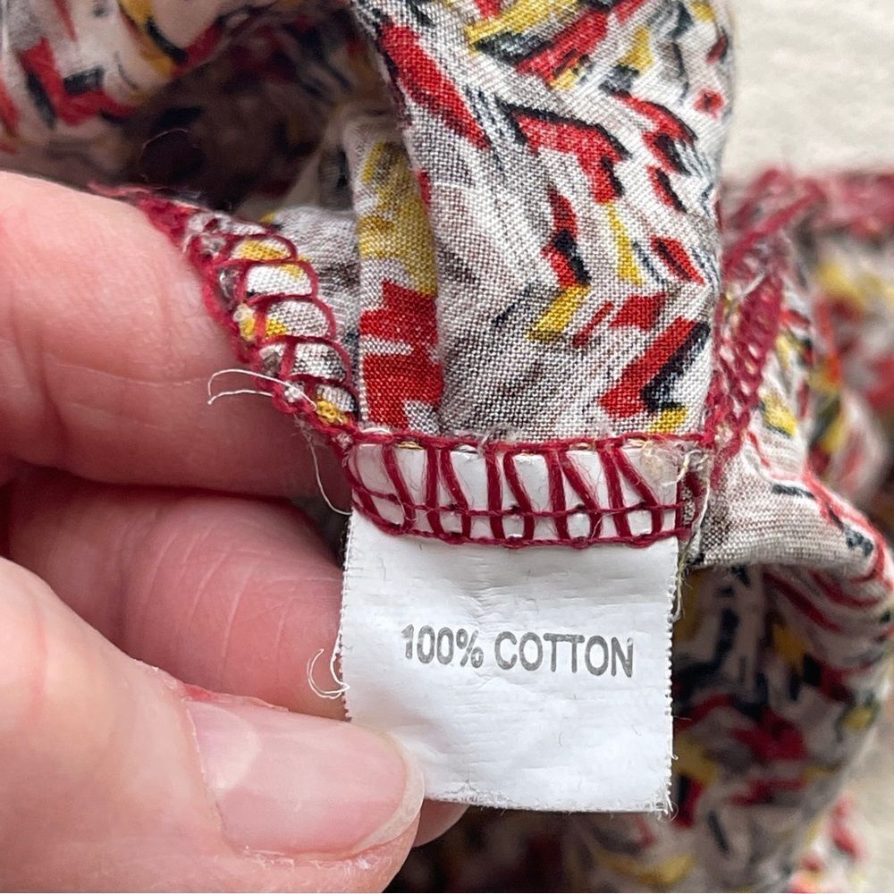 Multi print Cottagecore Maxi Dress, Small - Picture 2 of 8